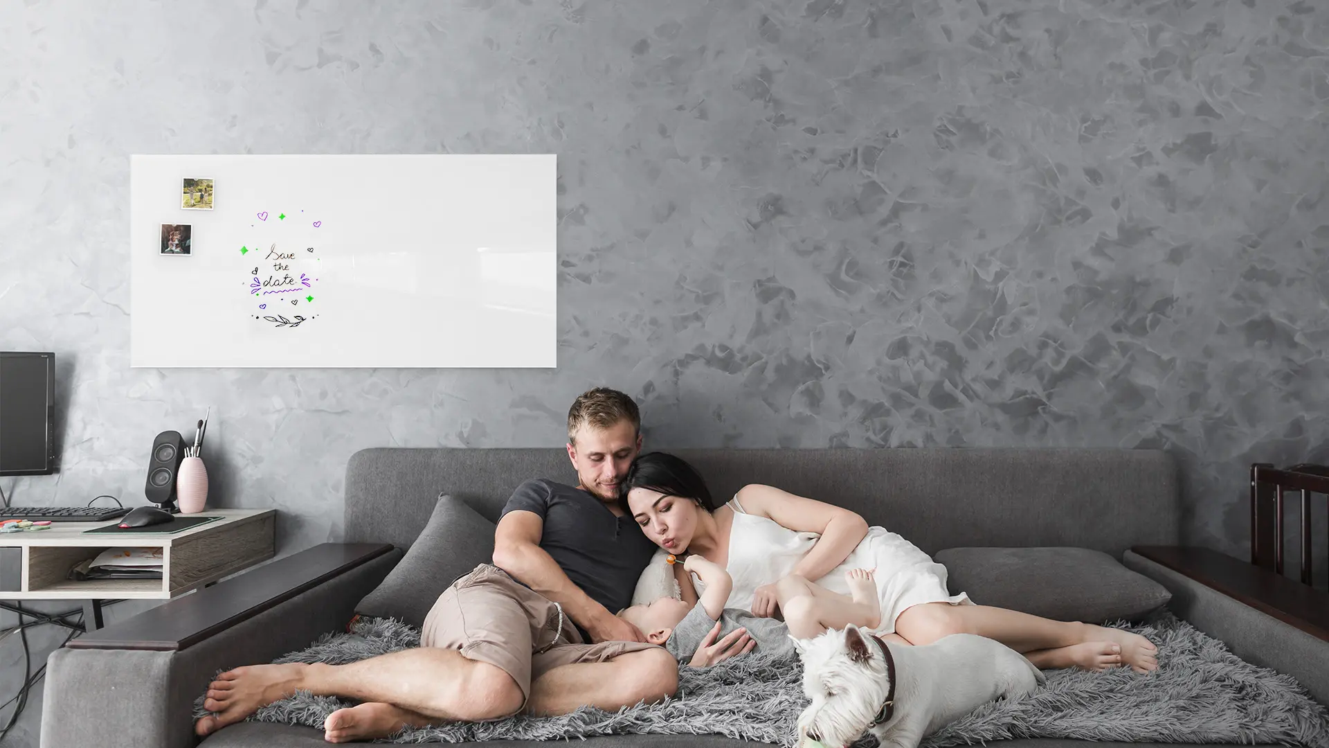 Glasboard - Premium SUPERWHITE Perlweiß 120x60cm + GRATIS – Bild 3