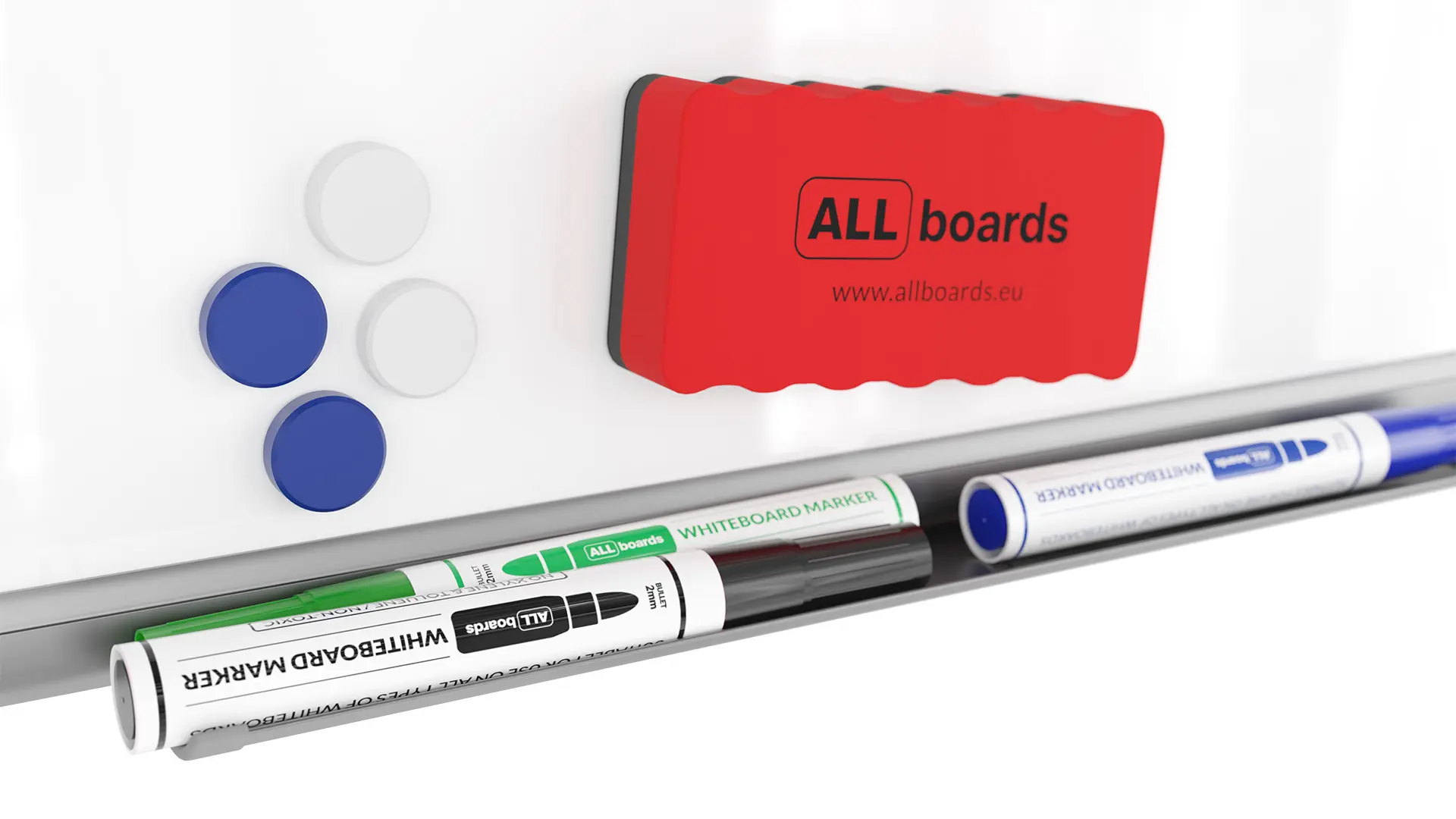 Magnetische, weiße Whiteboard-Tafel 100x80 cm mit Aufdruck – Koordinatensystem – Bild 8