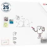Glastafel – matt magnetisch, 120x90 cm + GRATIS