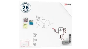 Glastafel – matt magnetisch, 120x90 cm + GRATIS