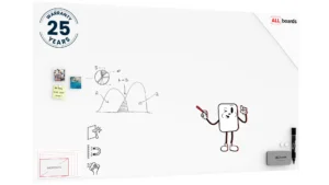 Glastafel – matt magnetisch, 220x120 cm + GRATIS