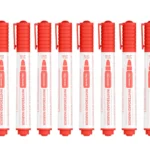 ALLboards Whiteboard-Marker-Set – rot – 12 Stück