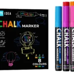 TM IDEA Kreidemarker-Set – 8 farbige Stifte