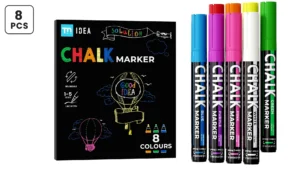 TM IDEA Kreidemarker-Set – 8 farbige Stifte