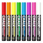 TM IDEA Kreidemarker-Set – 8 farbige Stifte
