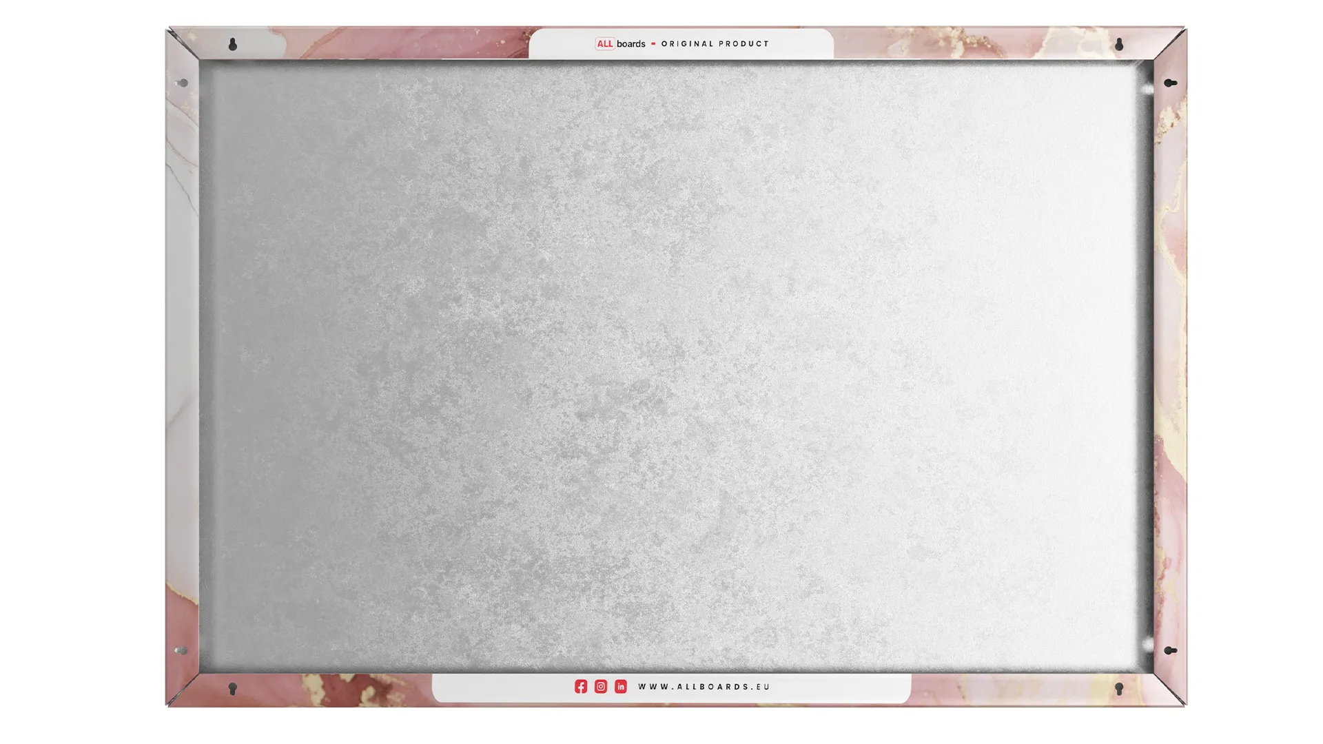 METALboards Magnettafel, Rosa Marmor 60x40 cm + GRATIS Zubehörset – Bild 8