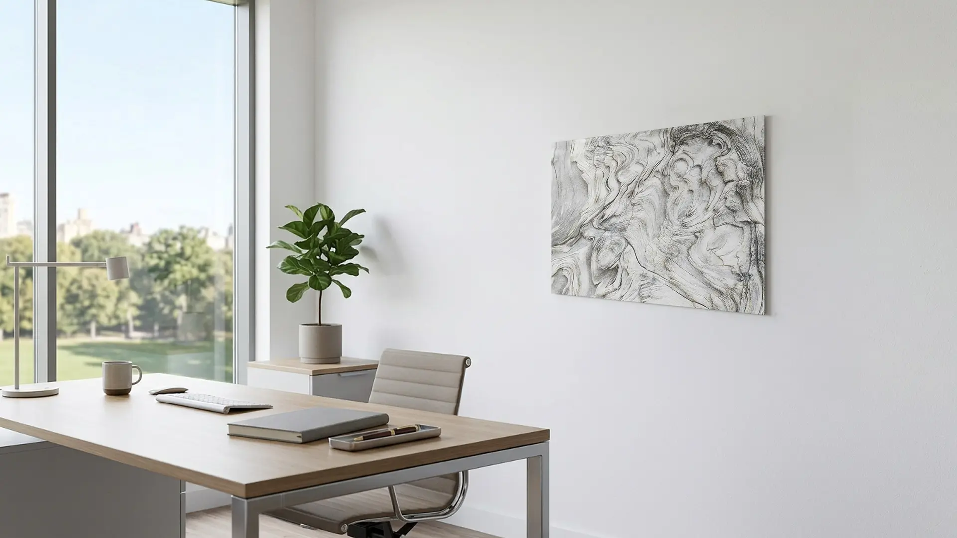 METALboards Magnettafel, versteinertes Holz 90x60 cm + GRATIS Zubehörset – Bild 10