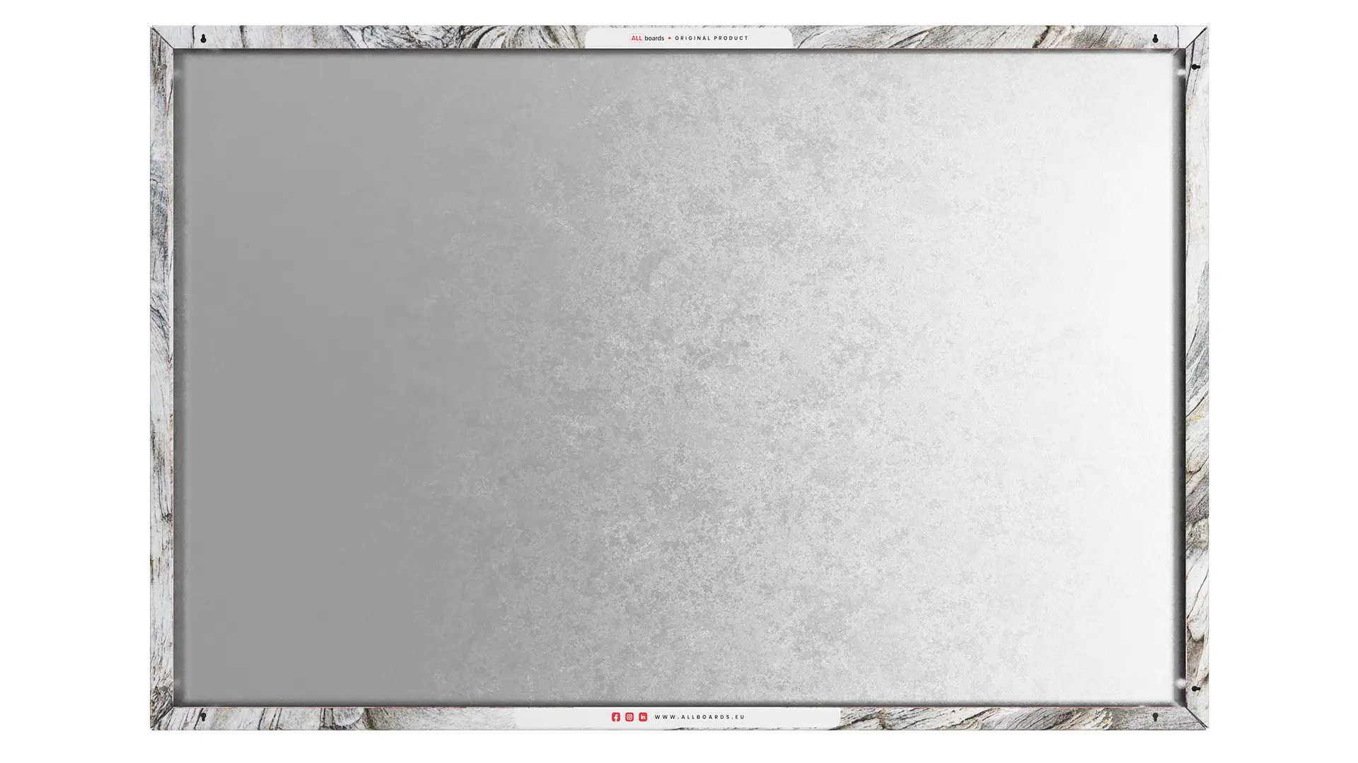 METALboards Magnettafel, versteinertes Holz 90x60 cm + GRATIS Zubehörset – Bild 8