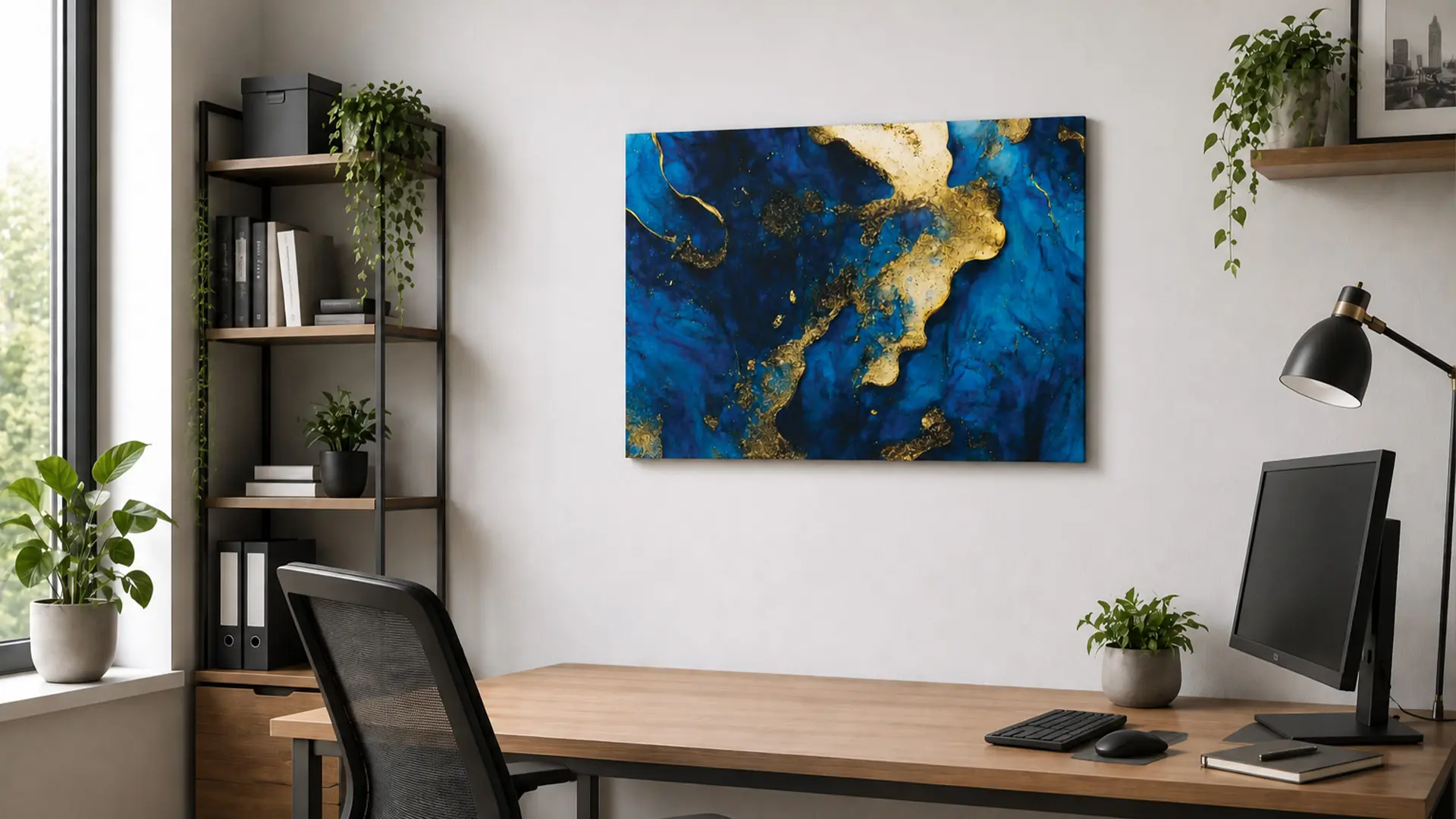 METALboards Magnettafel, blau und gold, 90 x 60 cm + GRATIS Zubehörset – Bild 10