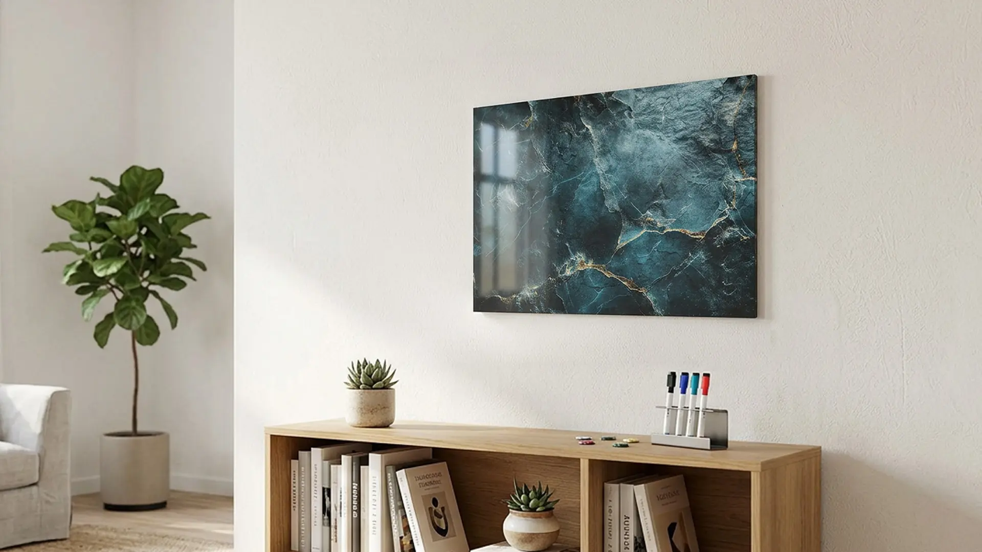 METALboards Magnettafel, Lapis 90x60 cm + GRATIS Zubehörset – Bild 4
