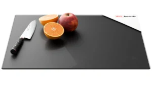 Schneidebrett aus Glas – SCHWARZ CLASSIC BLACK 50×40 cm