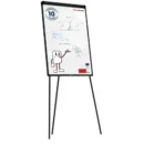 Magnetisches Flipchart, trocken abwischbar, 100 x 70 cm, schwarz + GRATIS
