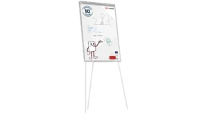 Magnetisches Flipchart, trocken abwischbar, 100 x 70 cm, silber + GRATIS