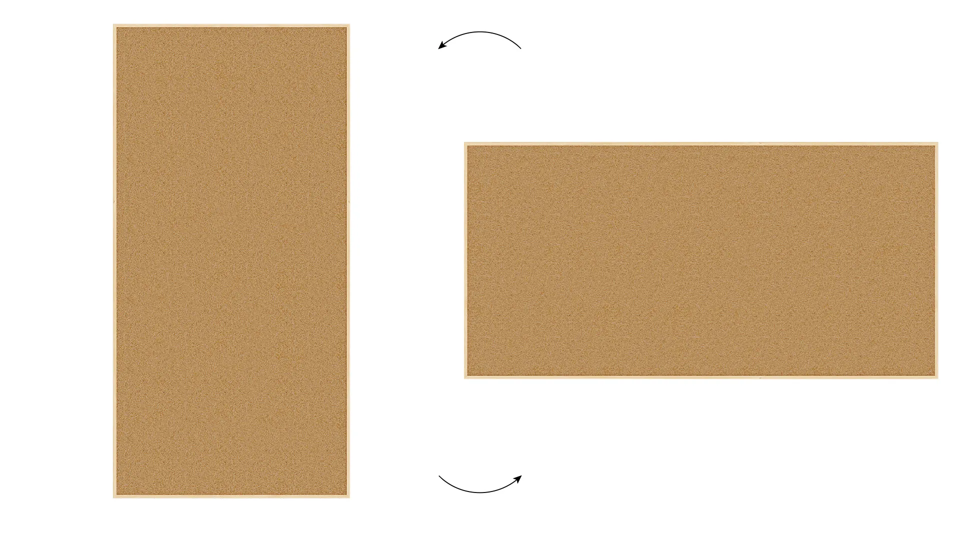 Pinnwand mit Naturholzrahmen 240x120cm + GRATIS – Bild 5