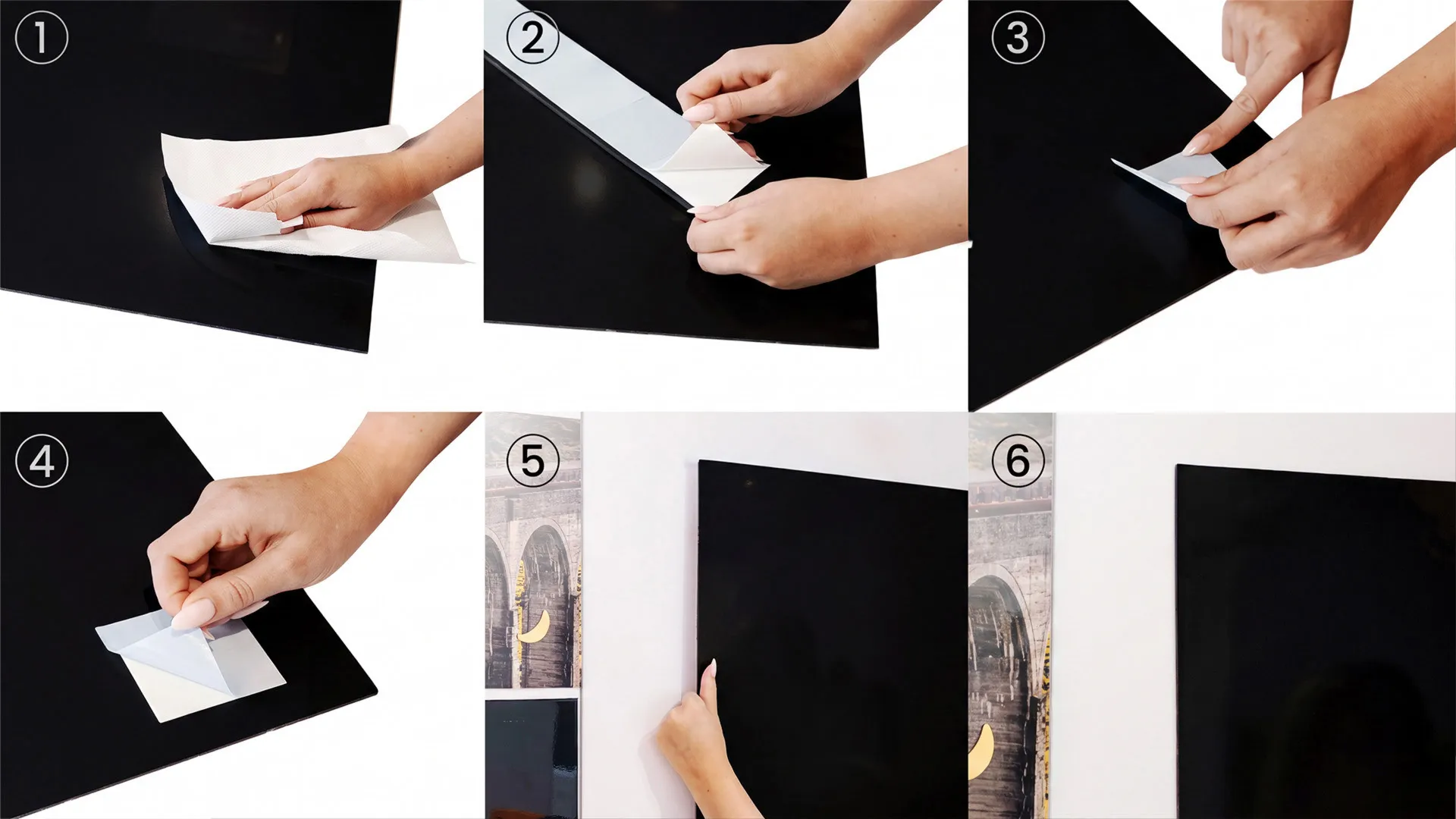 Magnetplatte rahmenloses SLIMboard - Kreideoberfläche - 60x40 cm + GRATIS – Bild 7